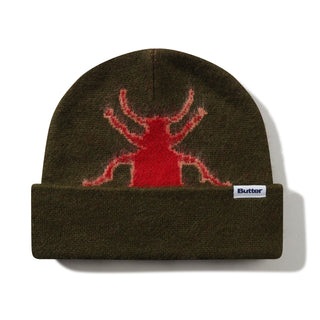 BEETLE MOHAIR BEANIE GREEN