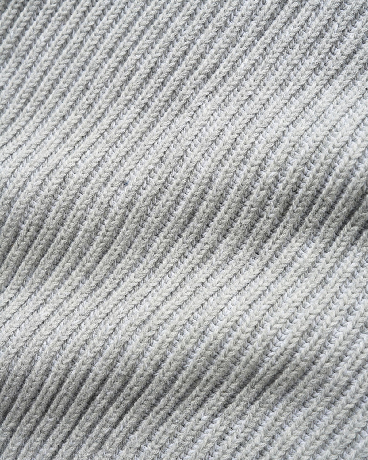 CLUB ZIP-THRU KNIT ASH