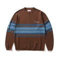 CREST KNIT SWEATER BROWN