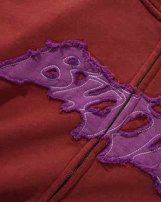 AMPLIFY ZIP-THRU HOOD WASHED RUSSET