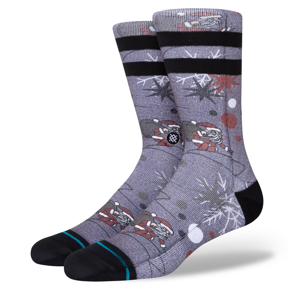 SHREDDING SANTA CREW SOCK