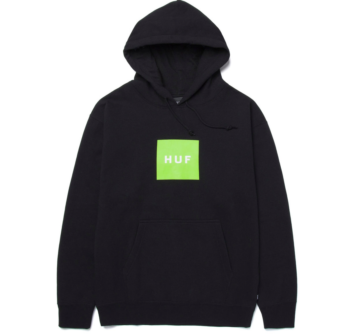 ESSENTIALS BOX LOGO HOODIE BLACK