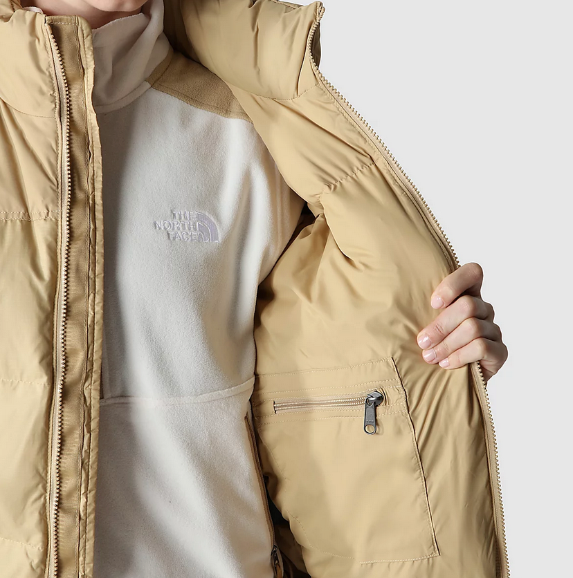 W 1996 NUPTSE JACKET KHAKI STONE