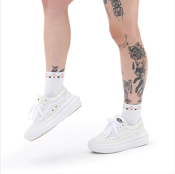 OLD SKOOL OVER WHITE CHECKE